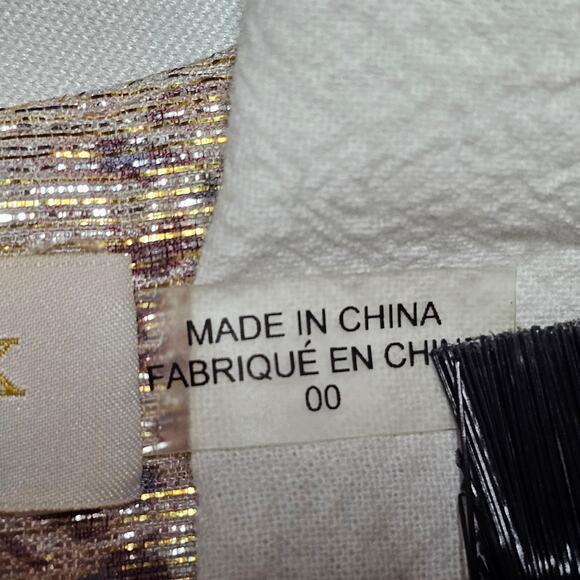 Ramy Brook New York Amalia Plunging Metallic and Silk Cocktail Dress Size 00 - Picture 11 of 15